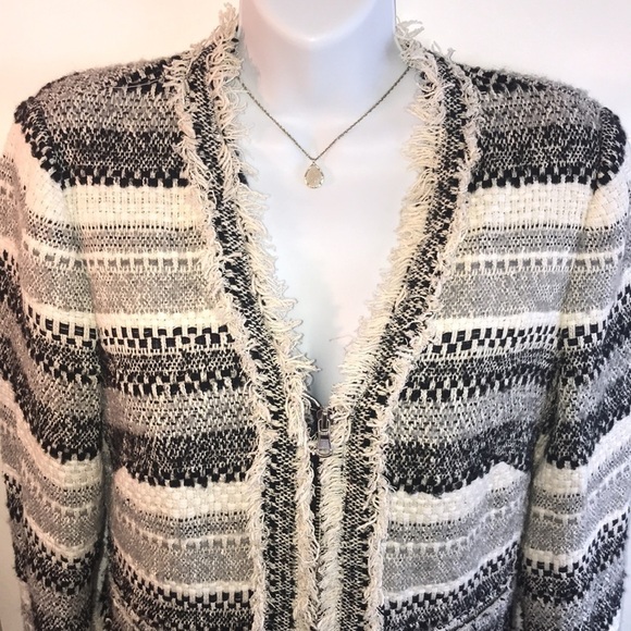 Rebecca Taylor Artisan Tweed Blazer Jacket Size 6 - Picture 6 of 17